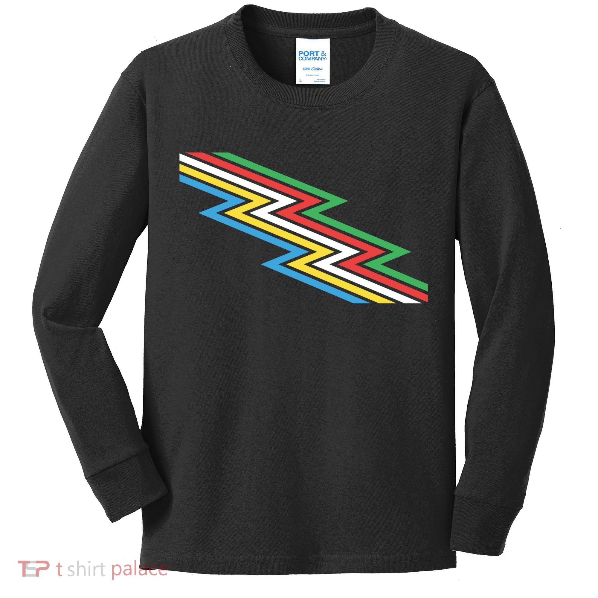 Disability Pride Flag July Disabled Pride Month Awareness Gift Kids Long Sleeve Shirt