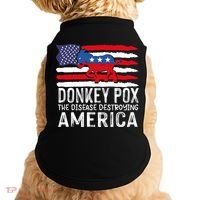 Donkey Pox Funny Anti Democrat Doggie Tank thumb 0