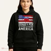 Donkey Pox Funny Anti Democrat Hoodie thumb 5