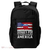 Donkey Pox Funny Anti Democrat Backpack thumb 0
