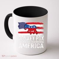 Donkey Pox Funny Anti Democrat Coffee Mug thumb 0