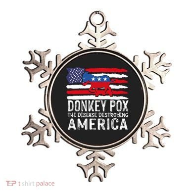 Donkey Pox Funny Anti Democrat Ornament