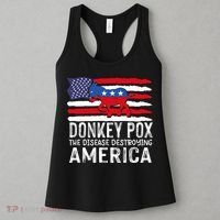 Donkey Pox Funny Anti Democrat Women's Tank Top thumb 3