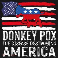 Donkey Pox Funny Anti Democrat PosiCharge Competitor Tank thumb 2
