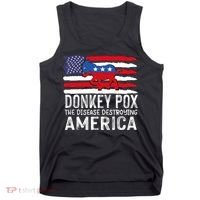 Donkey Pox Funny Anti Democrat Tank Top thumb 0