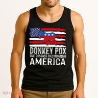 Donkey Pox Funny Anti Democrat Tank Top thumb 3