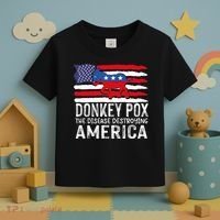 Donkey Pox Funny Anti Democrat Toddler T-Shirt thumb 3