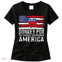 Donkey Pox Funny Anti Democrat Women's T-Shirt thumb 0