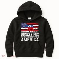 Donkey Pox Funny Anti Democrat Kids Hoodie thumb 0