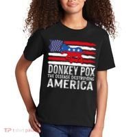Donkey Pox Funny Anti Democrat Kids T-Shirt thumb 2