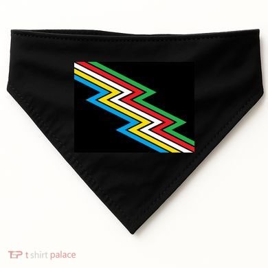 Disability Pride Flag Gift USA-Made Doggie Bandana