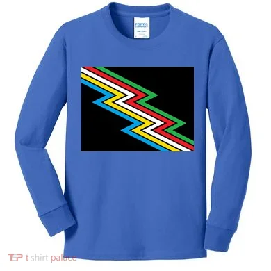 Disability Pride Flag Gift Kids Long Sleeve Shirt