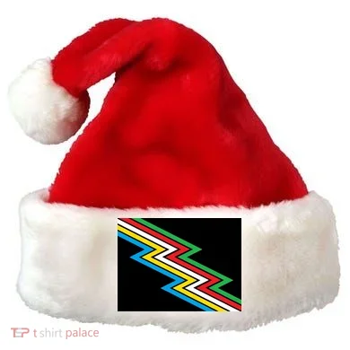 Disability Pride Flag Gift Santa Hat