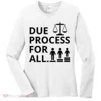 Due Process For All Women's Long Sleeve Shirt thumb 0