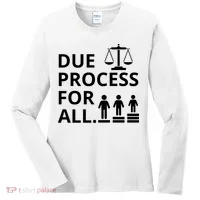 Due Process For All Women's Long Sleeve Shirt thumb 0