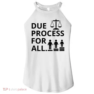 Due Process For All Women's Perfect Tri Rocker Tank