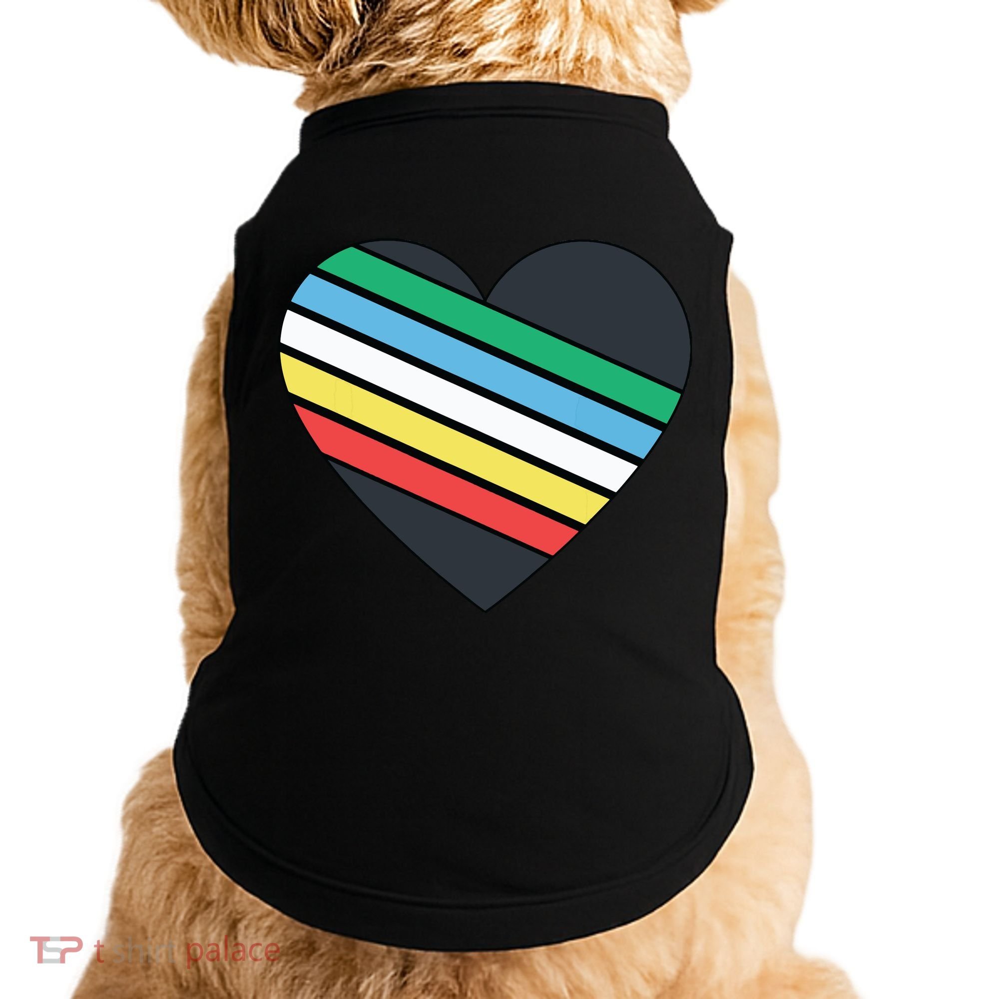 Disability Pride Flag July Disabled Pride Month Awareness Doggie Tank