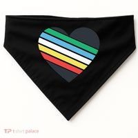 Disability Pride Flag July Disabled Pride Month Awareness USA-Made Doggie Bandana thumb 0