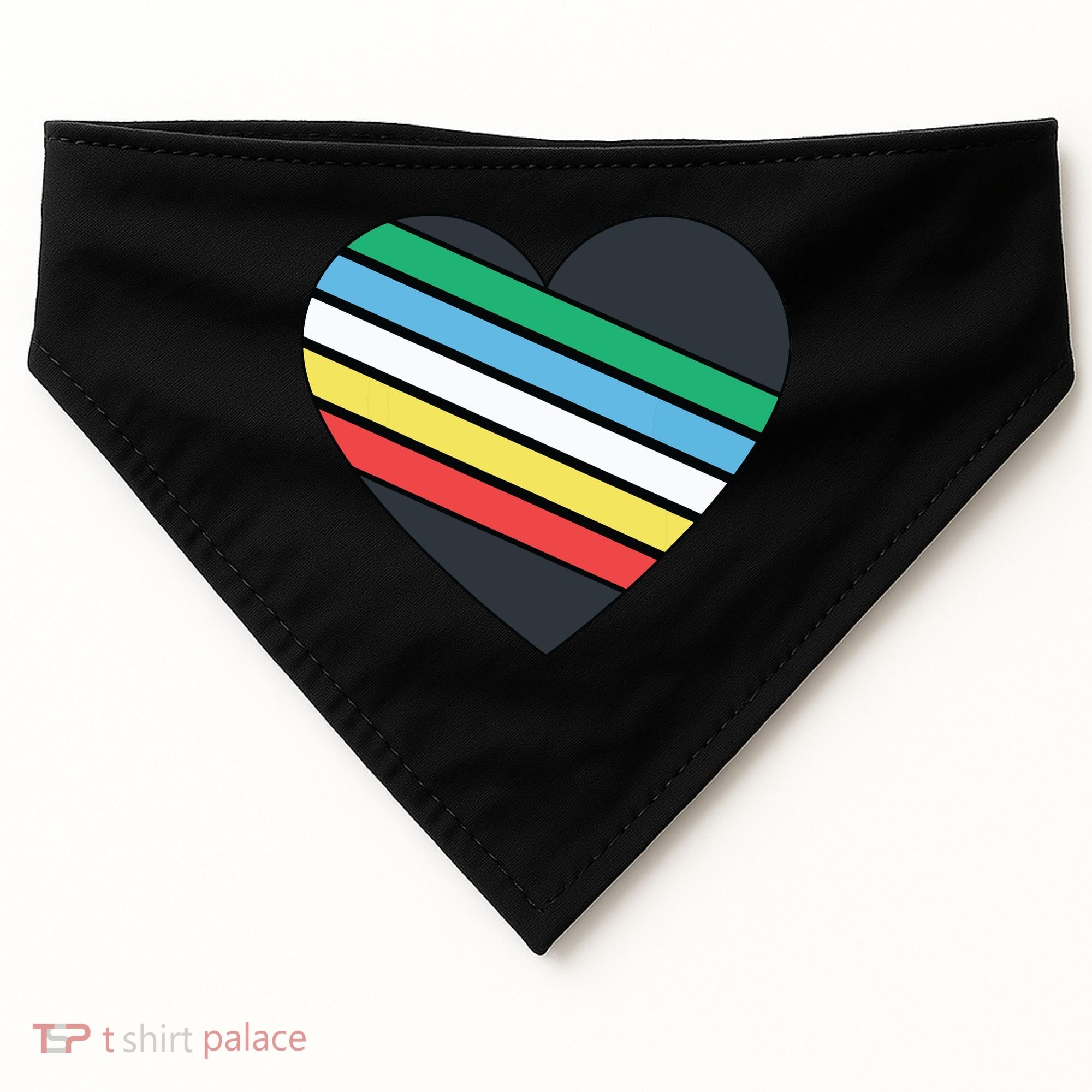 Disability Pride Flag July Disabled Pride Month Awareness USA-Made Doggie Bandana