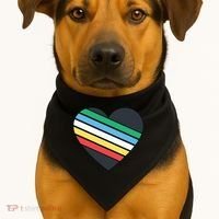 Disability Pride Flag July Disabled Pride Month Awareness USA-Made Doggie Bandana thumb 1