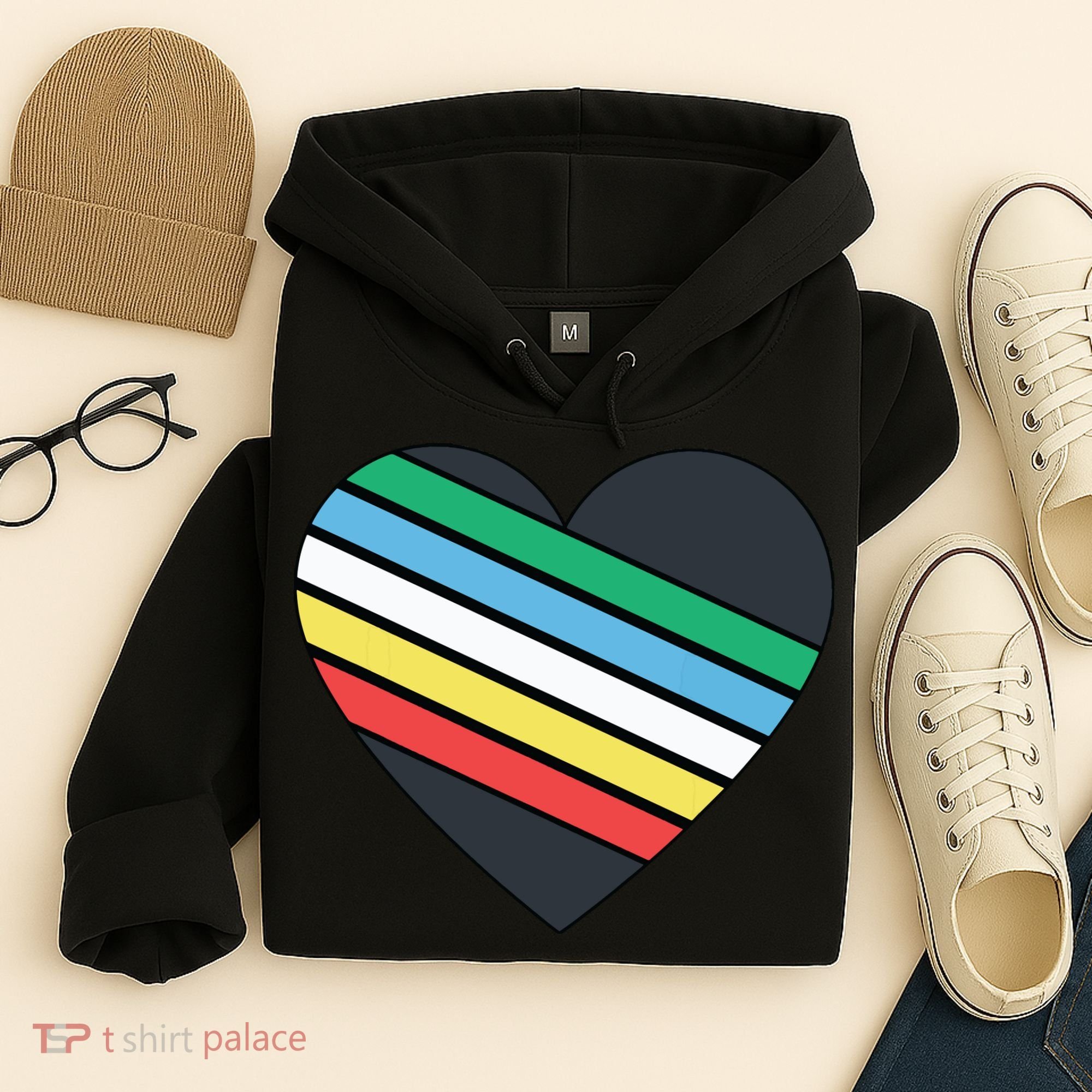 Disability Pride Flag July Disabled Pride Month Awareness Hoodie