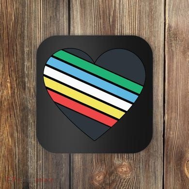 Disability Pride Flag July Disabled Pride Month Awareness Coaster