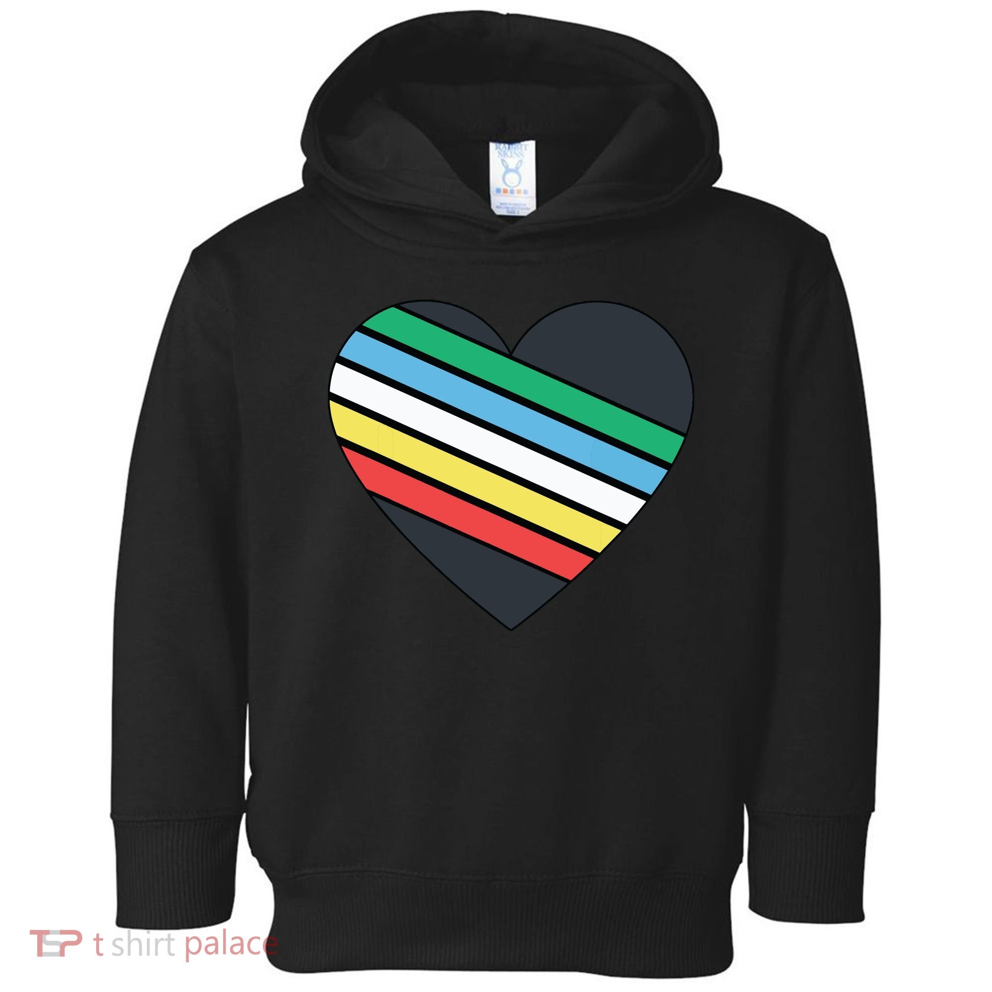 Disability Pride Flag July Disabled Pride Month Awareness Toddler Hoodie