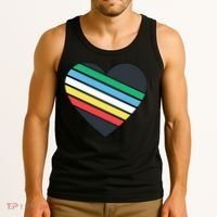 Disability Pride Flag July Disabled Pride Month Awareness Tank Top thumb 3
