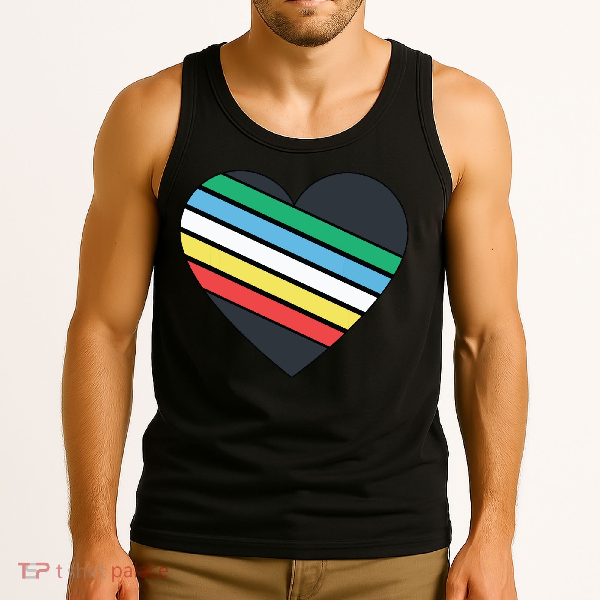 Disability Pride Flag July Disabled Pride Month Awareness Tank Top
