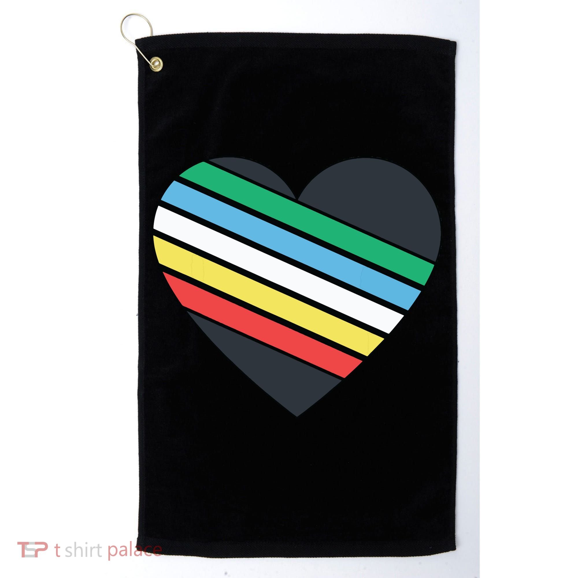 Disability Pride Flag July Disabled Pride Month Awareness Golf Towel