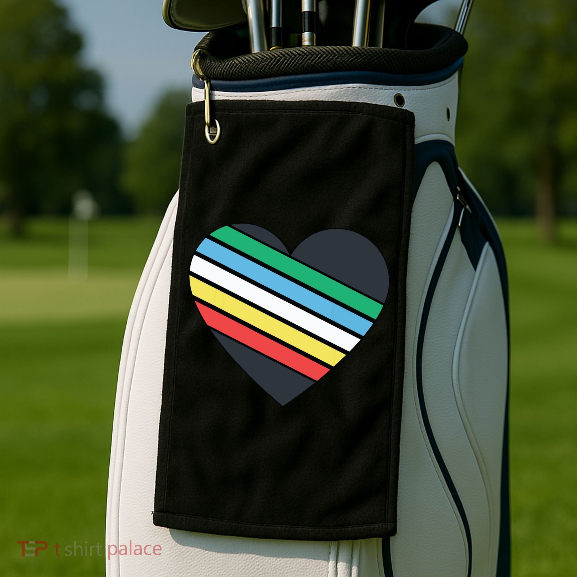 Disability Pride Flag July Disabled Pride Month Awareness Golf Towel
