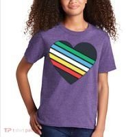 Disability Pride Flag July Disabled Pride Month Awareness Kids T-Shirt thumb 2