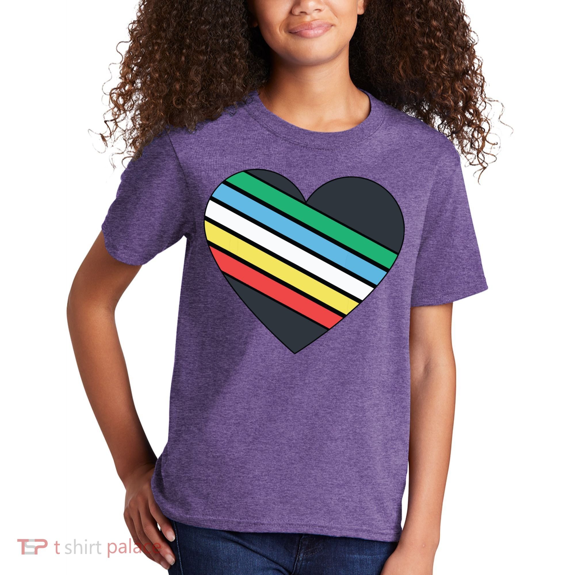 Disability Pride Flag July Disabled Pride Month Awareness Kids T-Shirt