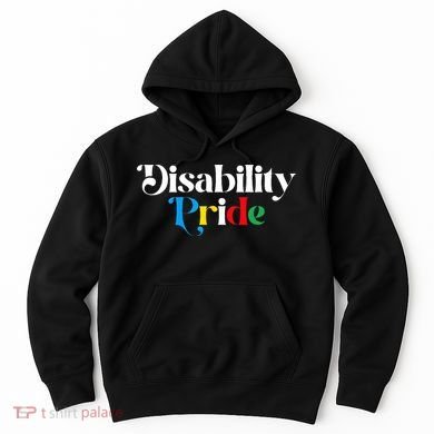 Disability Pride Flag July Disabled Pride Month Awareness Hoodie
