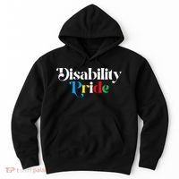 Disability Pride Flag July Disabled Pride Month Awareness Hoodie thumb 0
