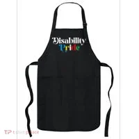 Disability Pride Flag July Disabled Pride Month Awareness Apron thumb 0