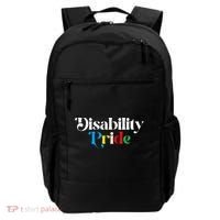 Disability Pride Flag July Disabled Pride Month Awareness Backpack thumb 0