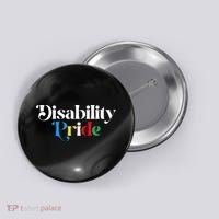 Disability Pride Flag July Disabled Pride Month Awareness Button thumb 0