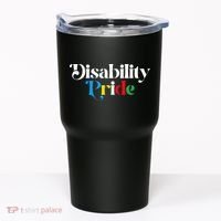 Disability Pride Flag July Disabled Pride Month Awareness Tumbler thumb 0