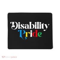 Disability Pride Flag July Disabled Pride Month Awareness Mousepad thumb 0