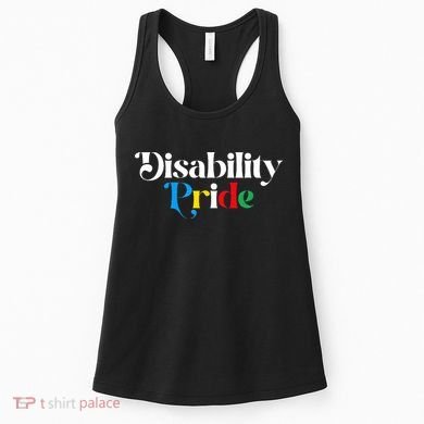 Disability Pride Flag July Disabled Pride Month Awareness Women's Tank Top