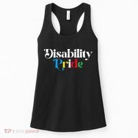 Disability Pride Flag July Disabled Pride Month Awareness Women's Tank Top thumb 0