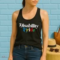 Disability Pride Flag July Disabled Pride Month Awareness Women's Tank Top thumb 2
