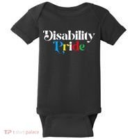 Disability Pride Flag July Disabled Pride Month Awareness Baby Bodysuit thumb 0