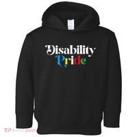 Disability Pride Flag July Disabled Pride Month Awareness Toddler Hoodie thumb 0