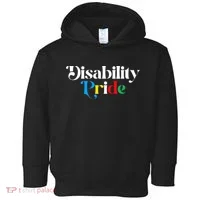 Disability Pride Flag July Disabled Pride Month Awareness Toddler Hoodie thumb 0