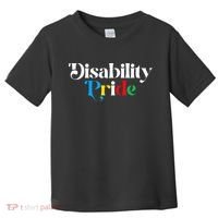 Disability Pride Flag July Disabled Pride Month Awareness Toddler T-Shirt thumb 0