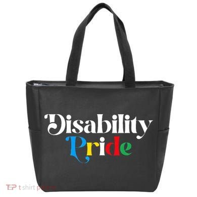 Disability Pride Flag July Disabled Pride Month Awareness Tote Bag