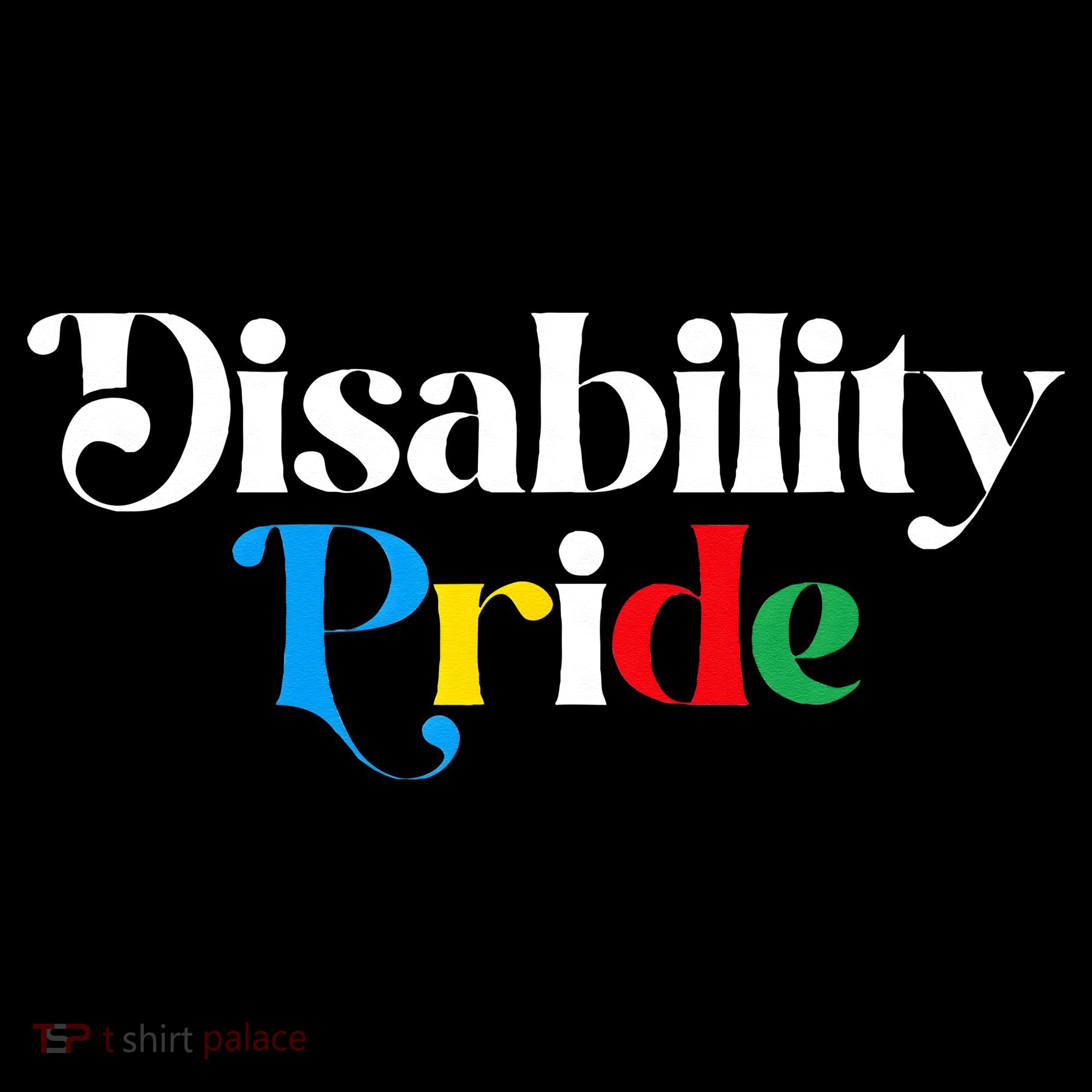 Disability Pride Flag July Disabled Pride Month Awareness Tote Bag