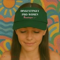 Disgustingly ProWomen Funny Sarcastic Feminist Quote Visor thumb 2